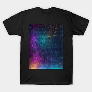 colorful binary code T-Shirt